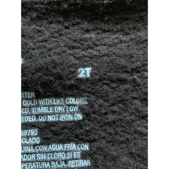 Cat & Jack Toddler Boys Dinosaur Print Black Sweatshirt Size 2T - Picture 4 of 10